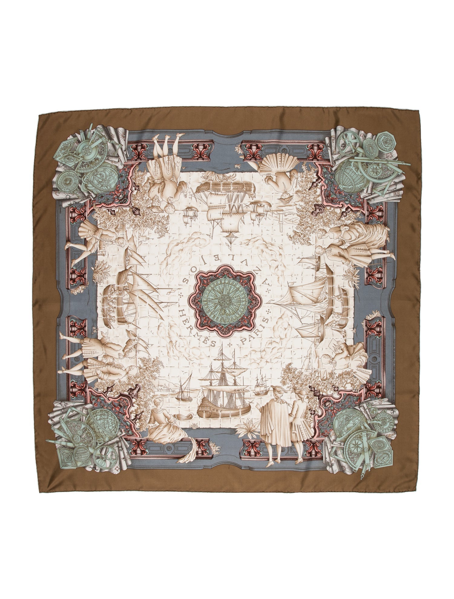 Hermès Azulejos Silk Scarf